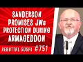 Lagu Mark Sanderson promises Jehovah's WItnesses protection during Armageddon