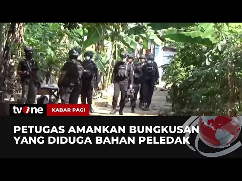 Densus 88 Geledah Rumah Kontrakan Terduga Teroris di Karawang