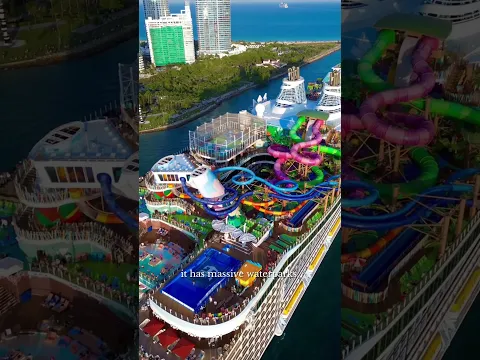Royal Caribbean’s Icon of the Seas is a floating city featuring waterslide ✨