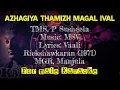 Download Lagu Azhagiya Thamizh Magal Ival song Karaoke For male