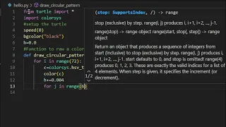 How to Create a Mesmerizing Colorful Circular Pattern with Python s Turtle Module