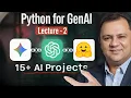 Python for Generative AI Lecture 2 Setup Guide Versions and Implementations