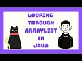 looping through arraylist in java