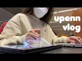 week in my life at upenn KOR SUB studying in van pelt library easter runs