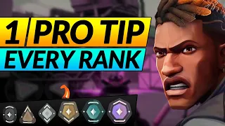 1 EASY TIP to CRUSH EVERY Valorant RANK - Mechanics, Macro and Abilities - PRO Tips Guide