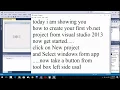 How To Make Visual Studio First Project