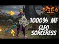 1000 Magic Find Sorceress - Target Farming SOJ