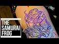 The Samurai Frog Neotraditional Japanese Color Tattoo