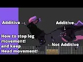 How to stop Vanilla Leg animations in Customizable Player Models Mod for Minecraft