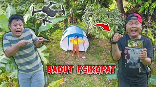 psychopathic clown camping in the forest
