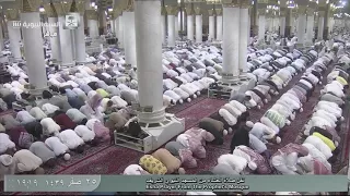 صلاة العشاء للشيخ عبدالباري الثبيتي اليوم الثلاثاء 25 صفر 1439 المسجد النبوي 