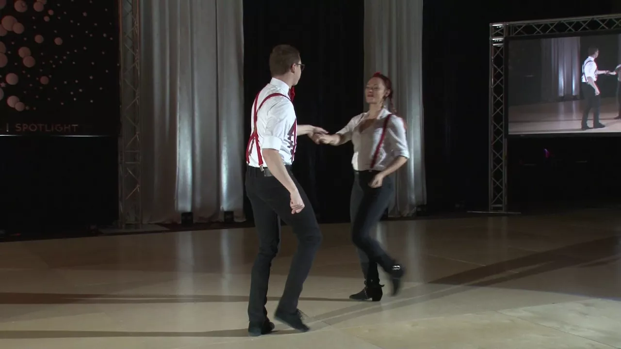Spotlight New Years 2017 2018 Pro Am Novice Routine Mark Overholser with Rebecca Ludwick