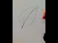 How to draw leaf easy drawing for Art Corner