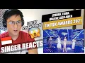 Download Lagu LYODRA X TIARA ANDINI X IDGITAF X ALSA AQILAH - TERPESONA [TikTok AWARDS INDONESIA 2021] | REACTION