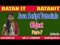 JavaScript Tutorial Object Part-7 By Binesha