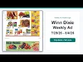 Winn Dixie Weekly Ad 26 - 26 Top Deals