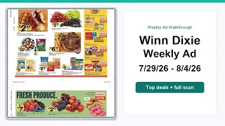 Winn Dixie Weekly Ad 26 - 26 Top Deals