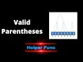 Valid Parentheses Stack Coding Interview Problem Leetcode 20