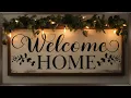 Welcome Home Sign 4K Wallpaper Screensaver TV Art Frame Art