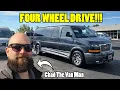 SUPER RARE 2020 GMC Savana 4X4 - 9 Passenger Low-Top Van Chad The Van Man