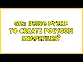 GIS Using PyShp to create polygon shapefiles