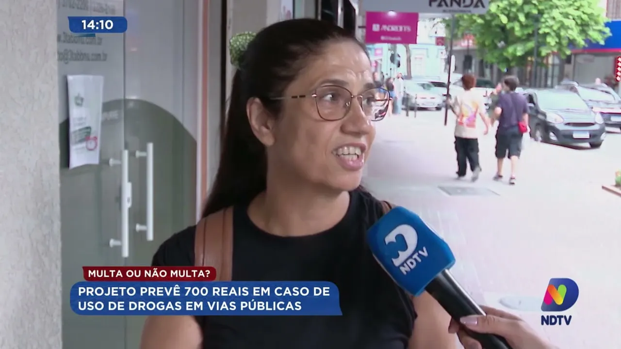 Projeto prevê multa de 700 reais em caso de uso de drogas em vias públicas em Blumenau