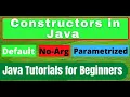 18 Java Constructors with Examples Default No-Arg Parametrized Constructor Urdu 03-01-2021