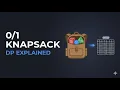 Knapsack Problem Dynamic Programming Explained with Example DSA DP