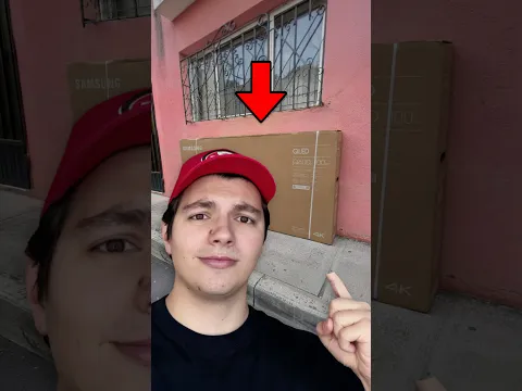 Un estafador intentó reclamar una pantalla 4k Samsung de 100 pulgadas!!!