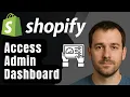Shopify Tutorial How to Access the Shopify Admin Dashboard 2025 Beginner Guide