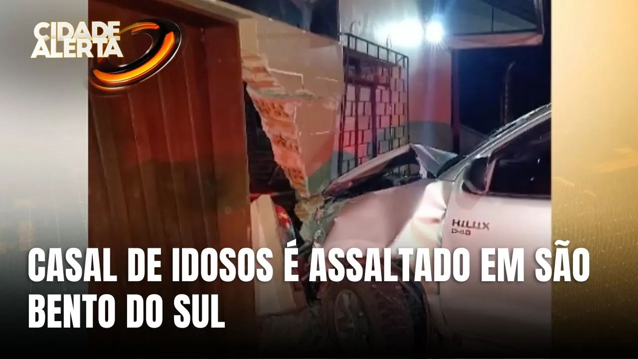 Casal de idosos é vítima de assalto e tem caminhonete roubada