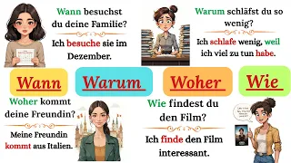 💬 Learn German Easily: W-Questions Explained Simply!