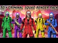 Download Lagu Free fire HD 30+ criminal squad character png  Free Fire render Pack