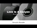 Noah Cyrus - Love Is A Canyon (Acoustic Karaoke)