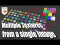 Creating Multiple Textures from One Shader and Single Image File Texture Atlas