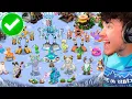 FULL COLD ISLAND PLAYTHROUGH MY SINGING MONSTERS
