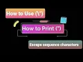 How to print double quotes in java use of YP Computer Classes