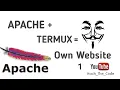 How to Host Our Own Website In Android using Apache server in Termux Unrooted Mobile