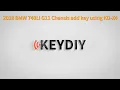 KD-X4  2018 BMW 740Li G11 Chansis add key programing