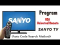 How to Program RCA Universal Remote to a Sanyo TV Auto Code Search Method