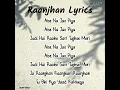 Download Lagu Rannjhan Lyrics #music #song #raanjhanaa #trending