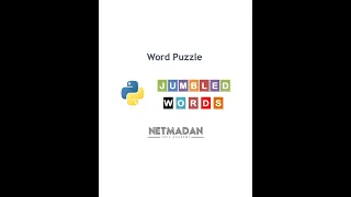 Python - Solved Jumbled Words