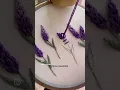 How To Embroider Lavender Flower