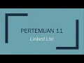 Linked List Algoritma dan Struktur Data