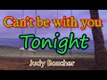 Can't Be With You Tonight - (Karaoke Version) - by Judy Boucher
