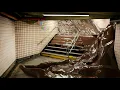 Chocolate floods the metro Blender animation Flip fluids simulation
