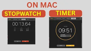 How to Use the Stopwatch and Timer in the Mac Clock App