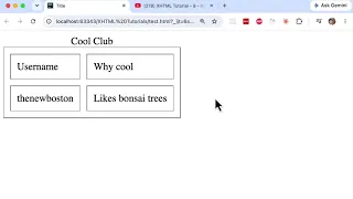 XHTML Tutorial - 10 - Captions