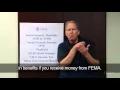 FEMA Assistance Does Not Impact Government Benefits Disability Integration with ASL
