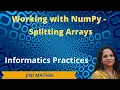 Working with NumPy - Splitting Arrays
